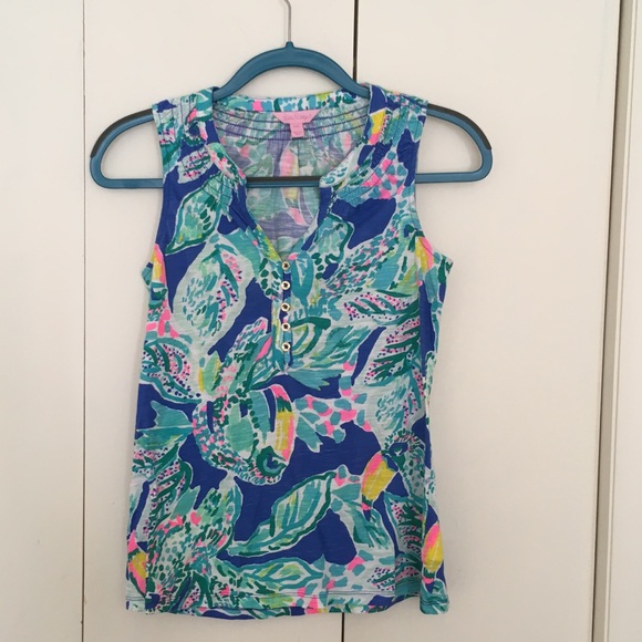 Lilly Pulitzer Tops - Lilly Pulitzer Essie Tank